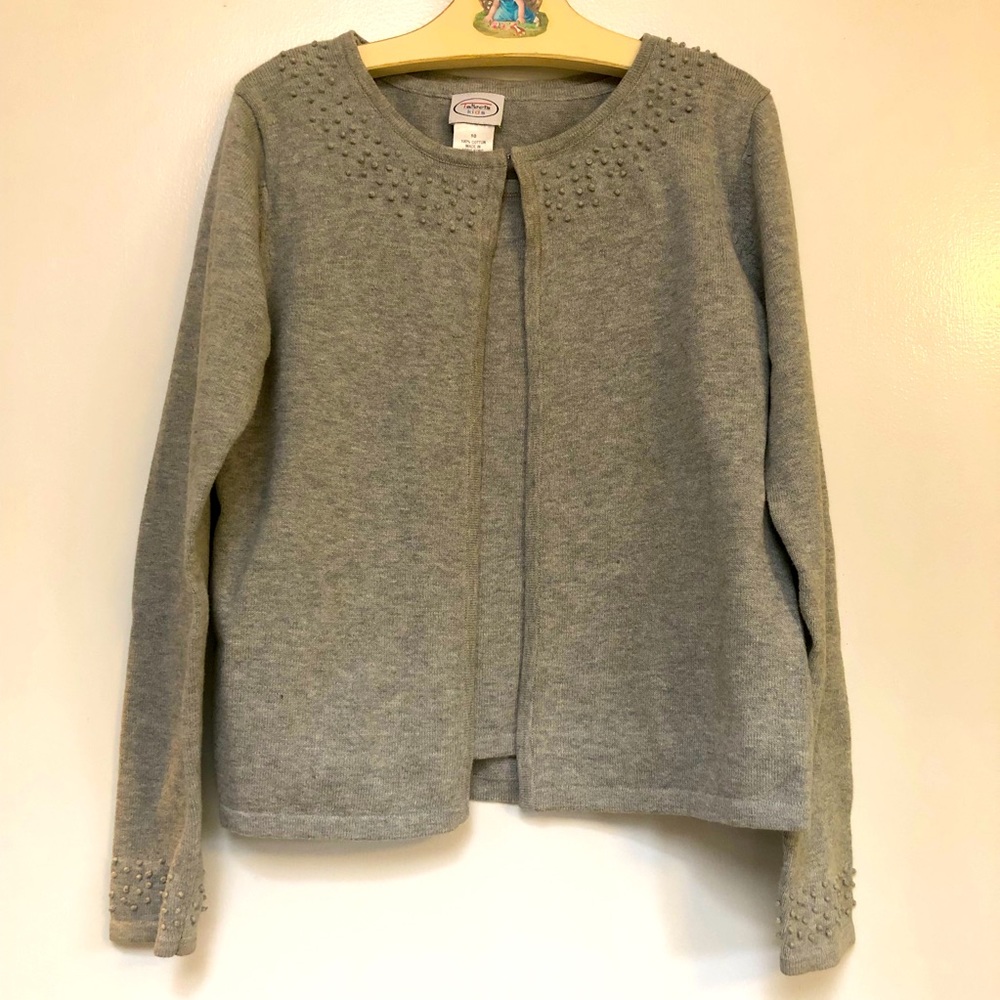 Talbots kids twin set, size 10 girls.